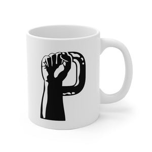 "Fist Logo" White Mug